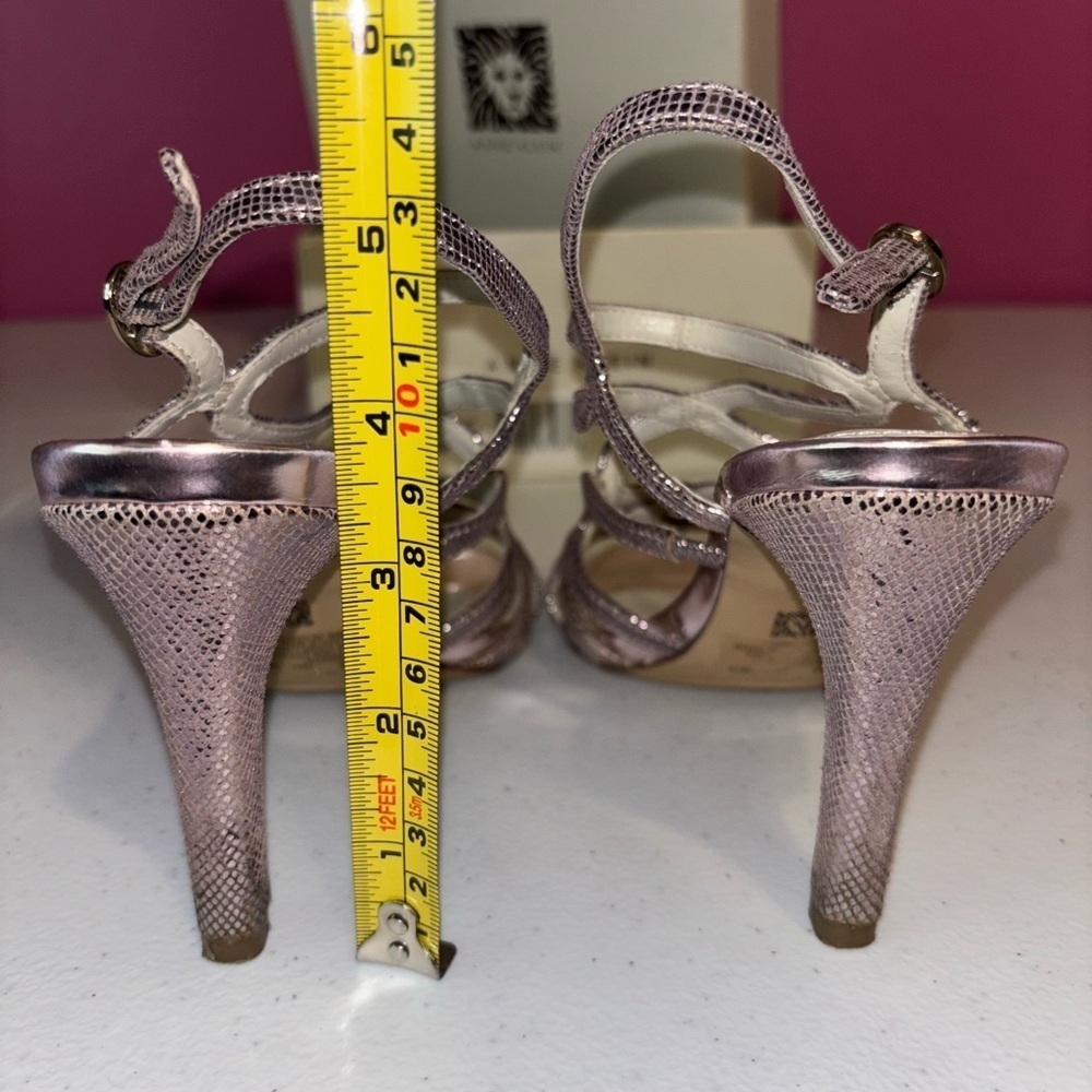 Anne Klein Women's Metallic Strappy Heels - Picture 4 of 9